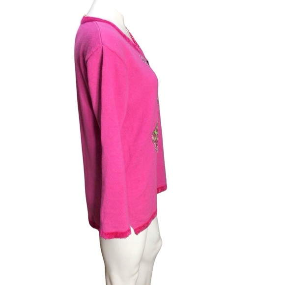 The Quacker Factory Christmas Sweater EUC Woman’s size Small - Picture 3 of 6